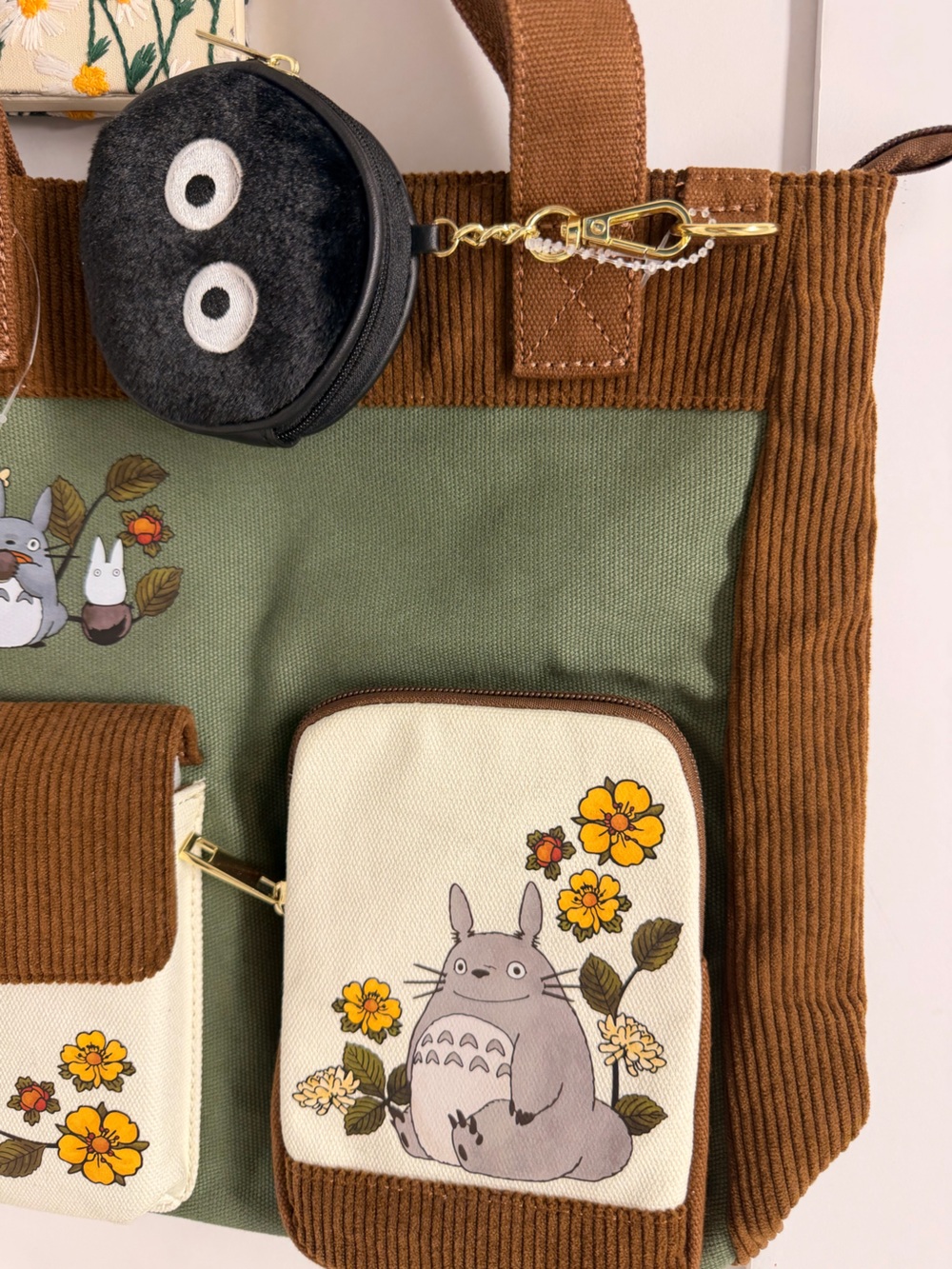 New Studio Ghibli® My Neighbor Totoro Floral Tote Bag - Picture 6 of 8